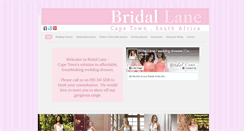 Desktop Screenshot of bridal-lane.com